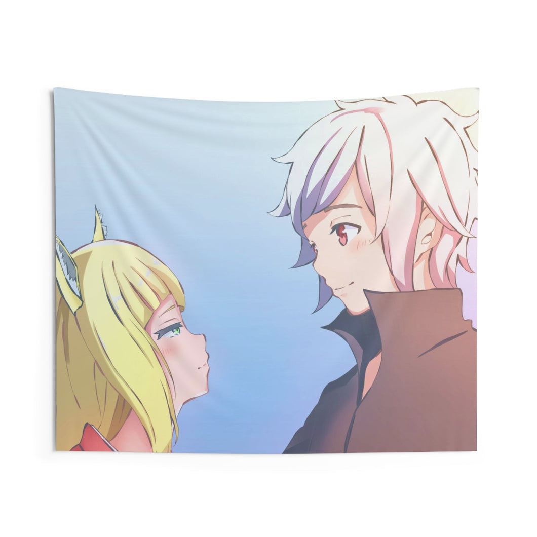 Is It Wrong To Try To Pick Up Girls In A Dungeon? Indoor Wall Tapestry