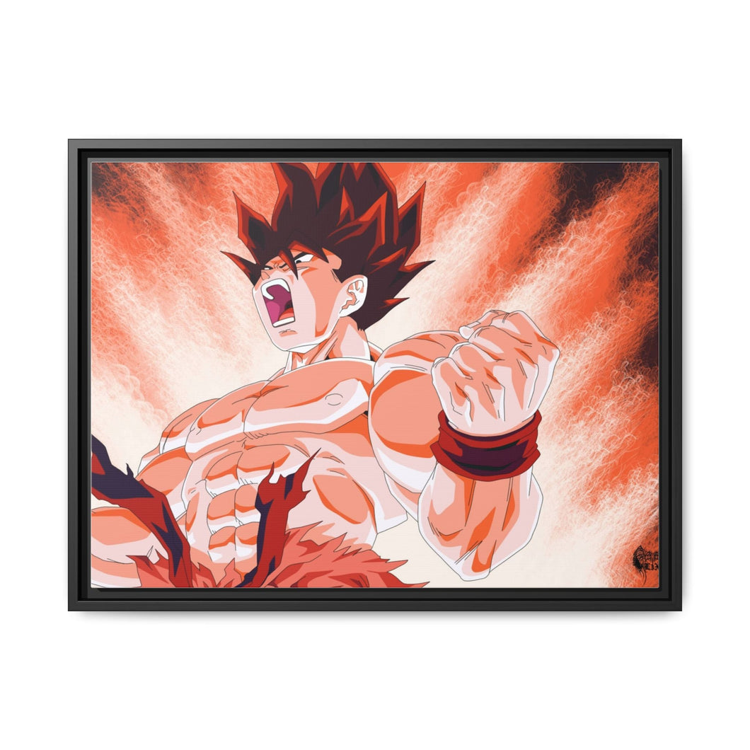 Anime Dragon Ball Z Canvas Framed Art Print