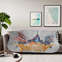 Load image into Gallery viewer, Anime Neon Genesis Evangelion Sherpa Blanket
