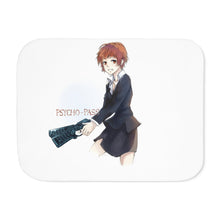 Load image into Gallery viewer, Akane Tsunemori Serious Sherpa Blanket
