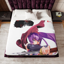 Load image into Gallery viewer, Highschool Of The Dead Sherpa Blanket
