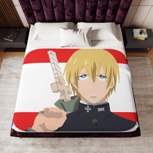 Load image into Gallery viewer, Fire Force Arthur Boyle Sherpa Blanket
