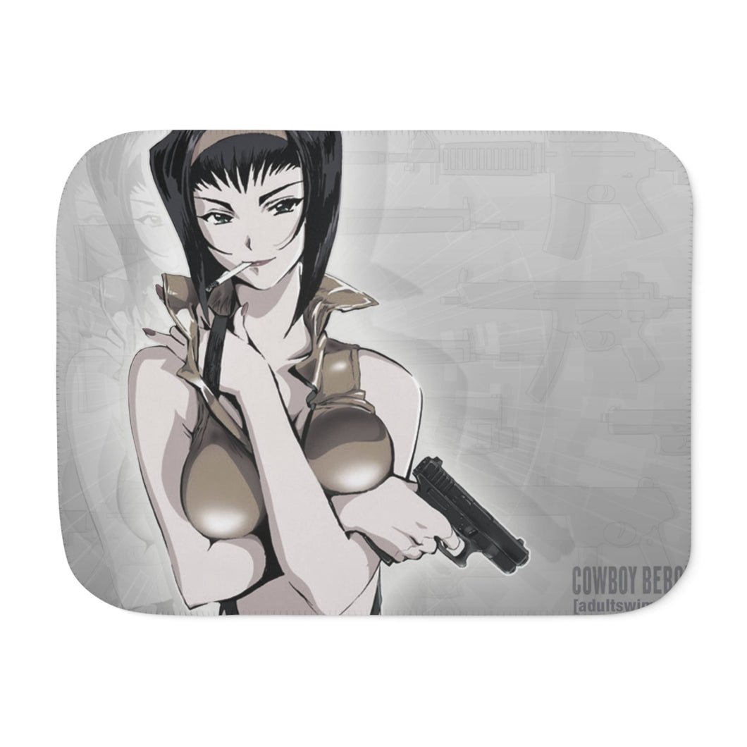 Anime Cowboy Bebopr Sherpa Blanket