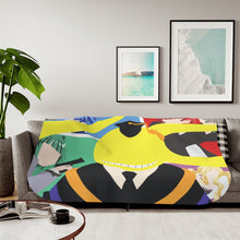 Load image into Gallery viewer, Koro-Sensei Classroom Sherpa Blanket
