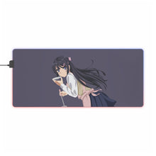 Load image into Gallery viewer, Rascal Does Not Dream Of Bunny Girl Senpai RGB LED Mouse Pad (Desk Mat)
