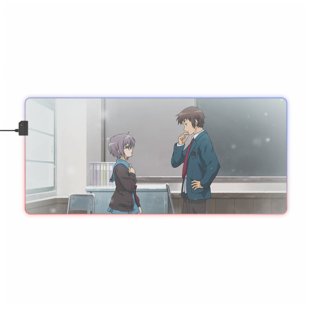 The Melancholy Of Haruhi Suzumiya RGB LED Mouse Pad (Desk Mat)