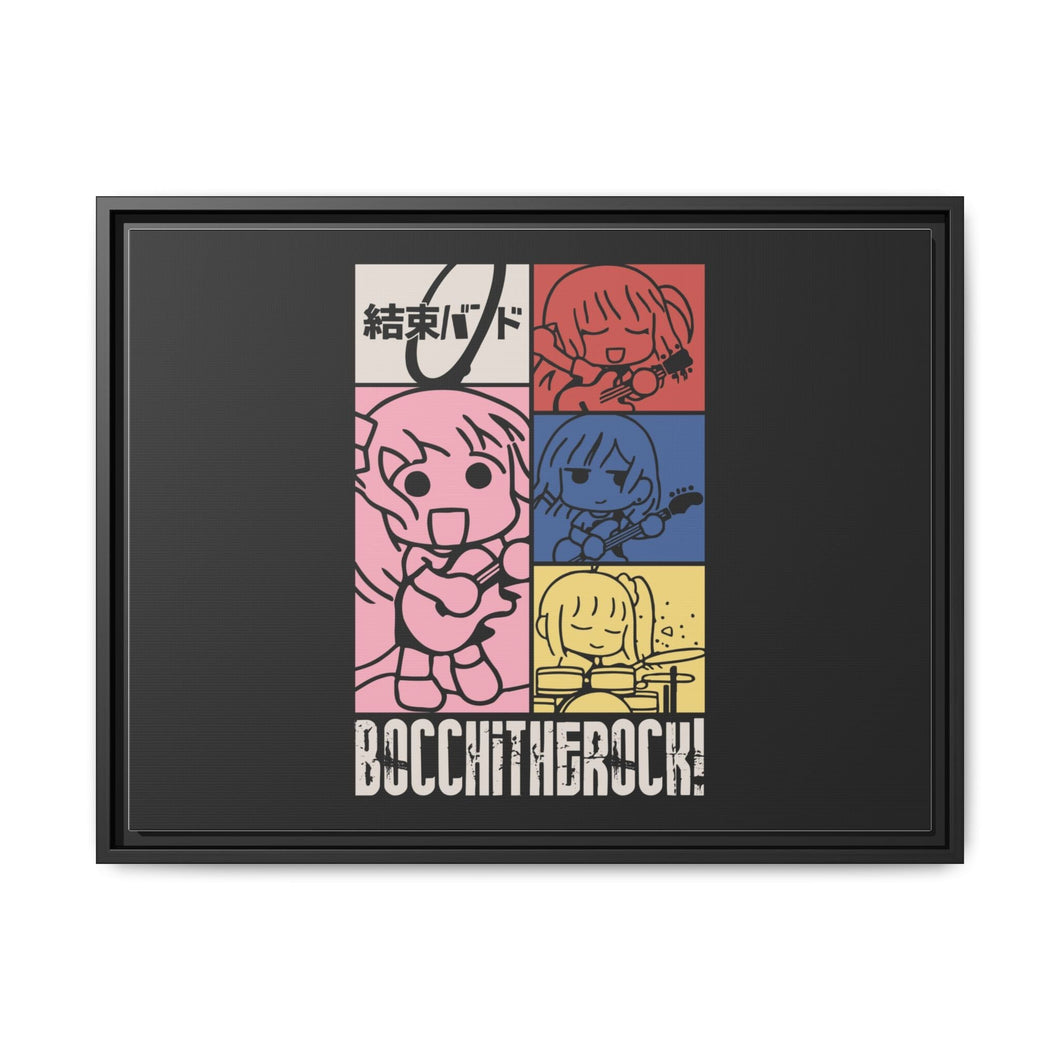 Bocchi the Rock Canvas Framed Art Print