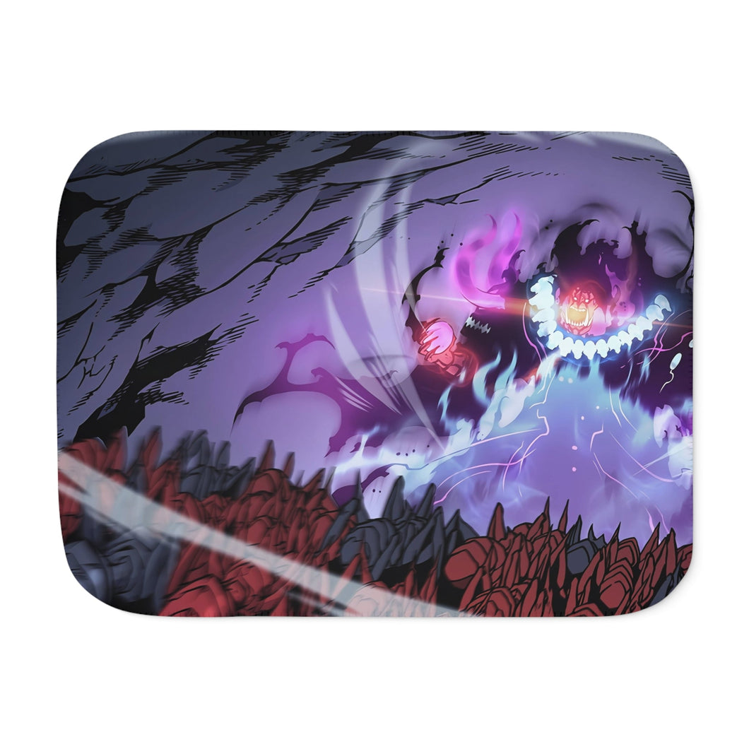 Anime Solo Leveling Sherpa Blanket