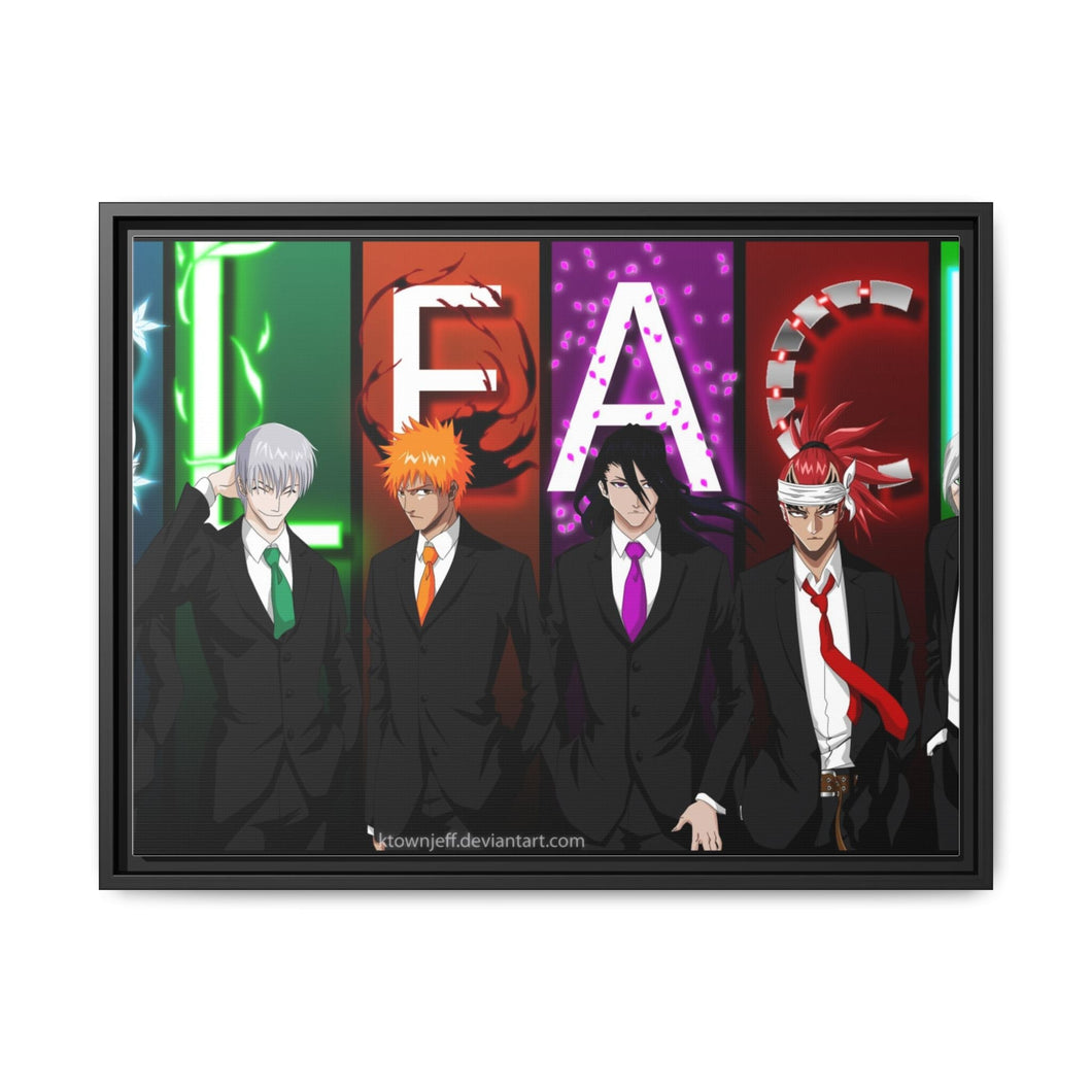 Anime Bleach Canvas Framed Art Print