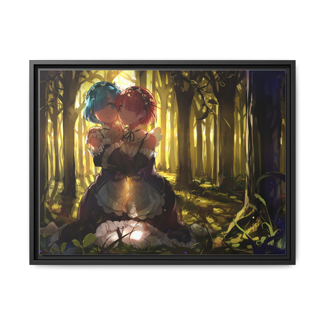Anime Re:ZERO -Starting Life in Another World- Canvas Framed Art Print