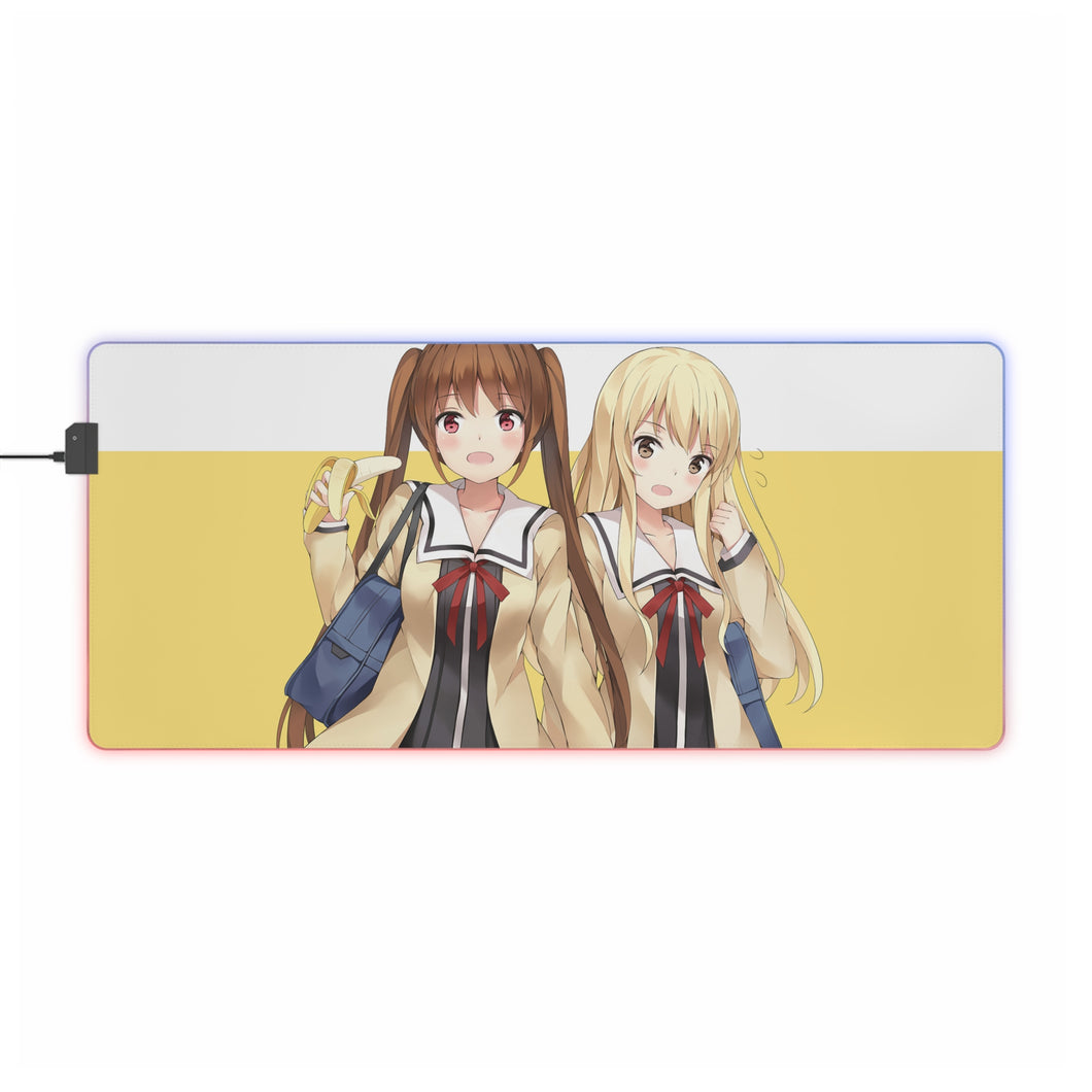 Aho Girl RGB LED Mouse Pad (Desk Mat)