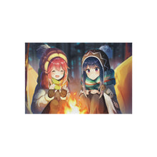 Load image into Gallery viewer, Laid-back camp Nadeshiko &amp; Rin camp fire Rug
