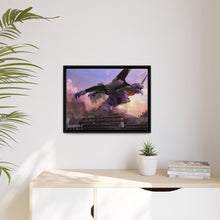 Load image into Gallery viewer, Evangelion Unit-01 in a bloody rage Canvas Framed Art Print
