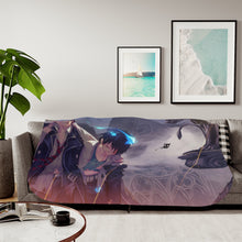 Load image into Gallery viewer, Rin and Yukio Okumura Sherpa Blanket

