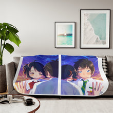 Load image into Gallery viewer, Anime Your Name. Sherpa Blanket
