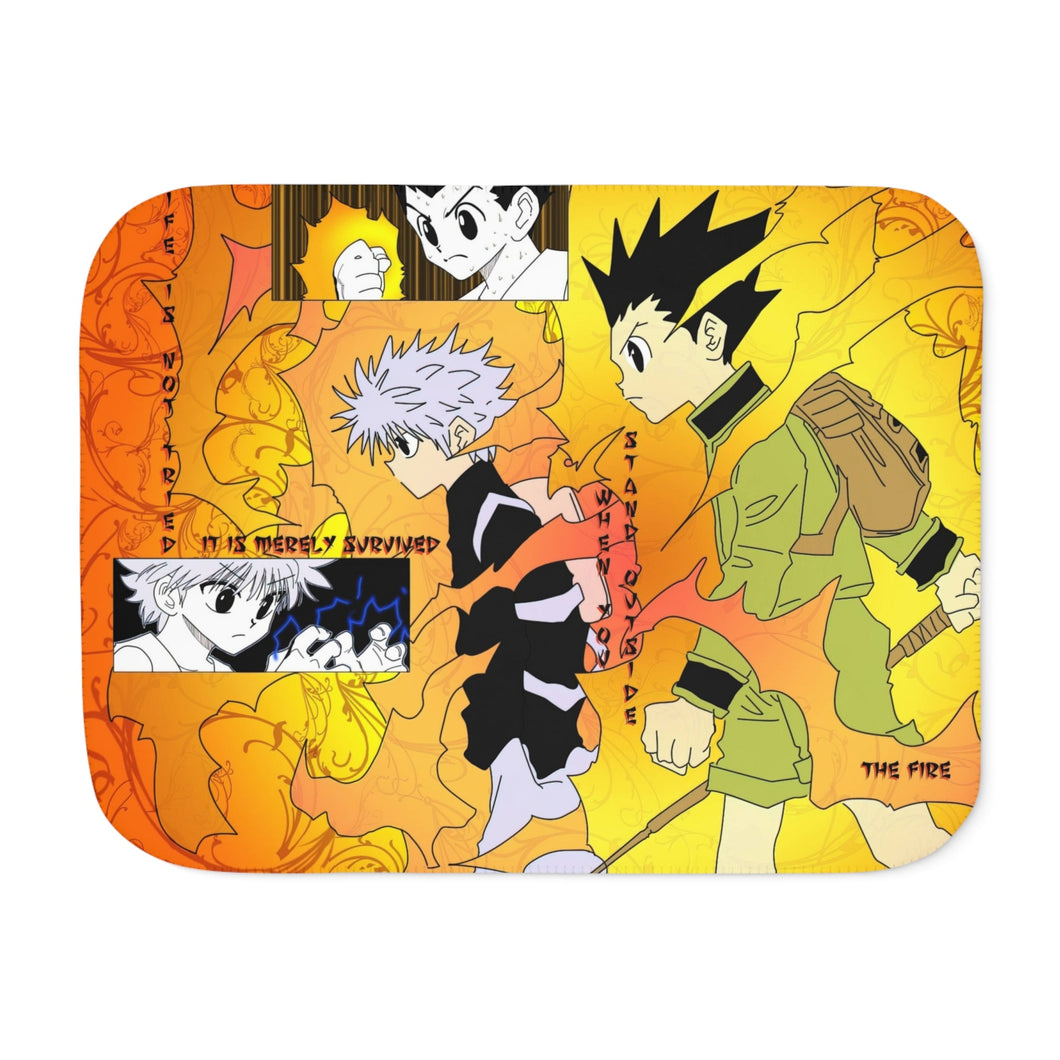 Anime Hunter x Hunter Sherpa Blanket