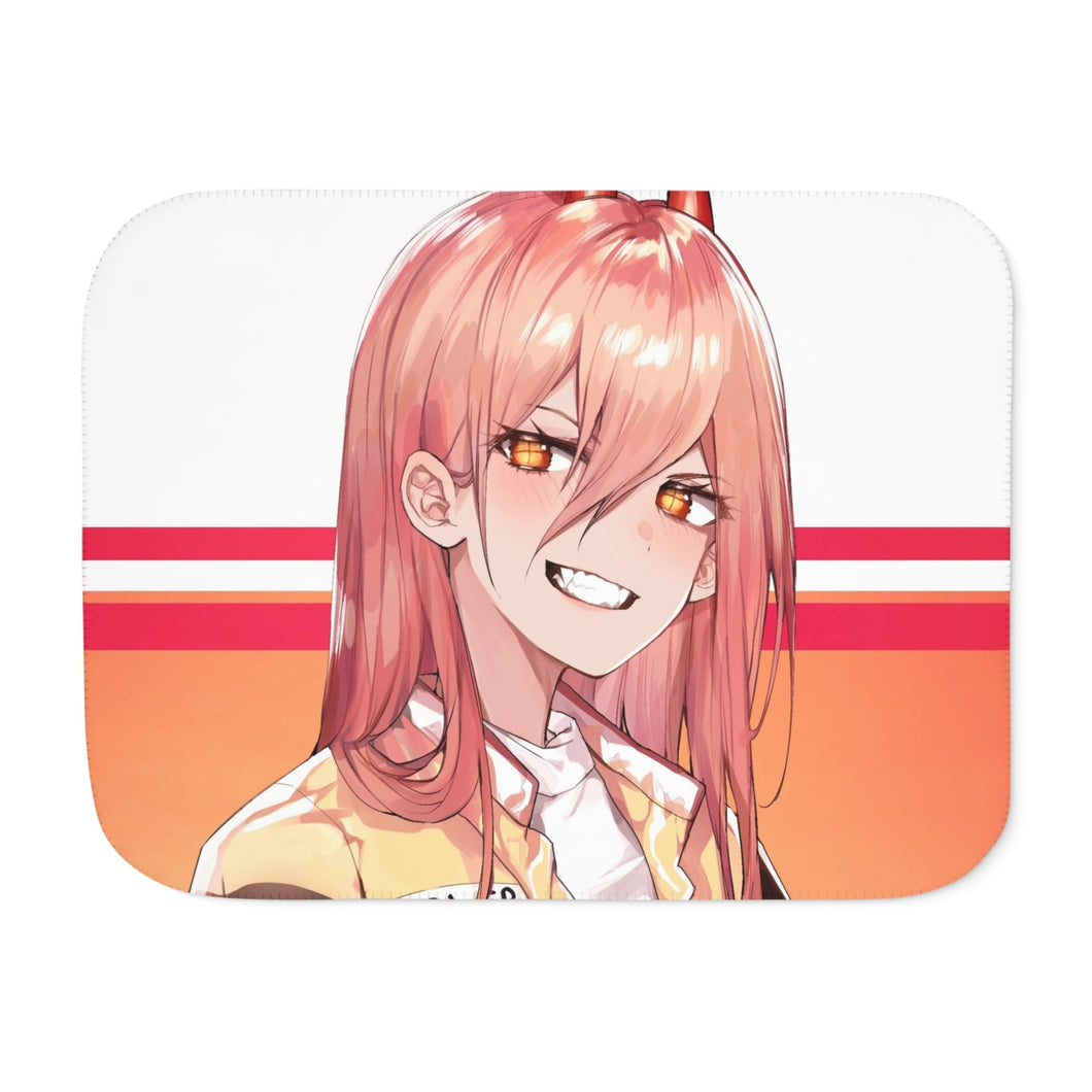Anime Chainsaw Man Sherpa Blanket