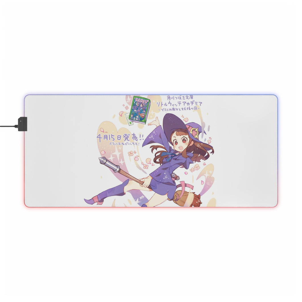 Little Witch Academia Atsuko Kagari, Computer Keyboard Pad RGB LED Mouse Pad (Desk Mat)