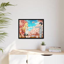 Load image into Gallery viewer, Anime Your Lie in April Canvas Framed Art Print
