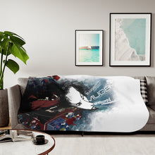 Load image into Gallery viewer, Anime Samurai Champloor Sherpa Blanket
