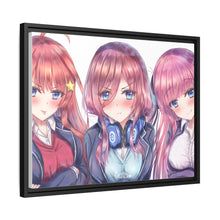 Load image into Gallery viewer, Anime The Quintessential Quintuplets Canvas Framed Art Print
