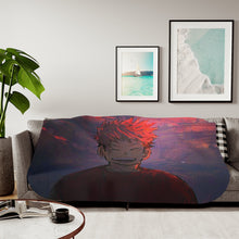Load image into Gallery viewer, Anime Jujutsu Kaisen Sherpa Blanket
