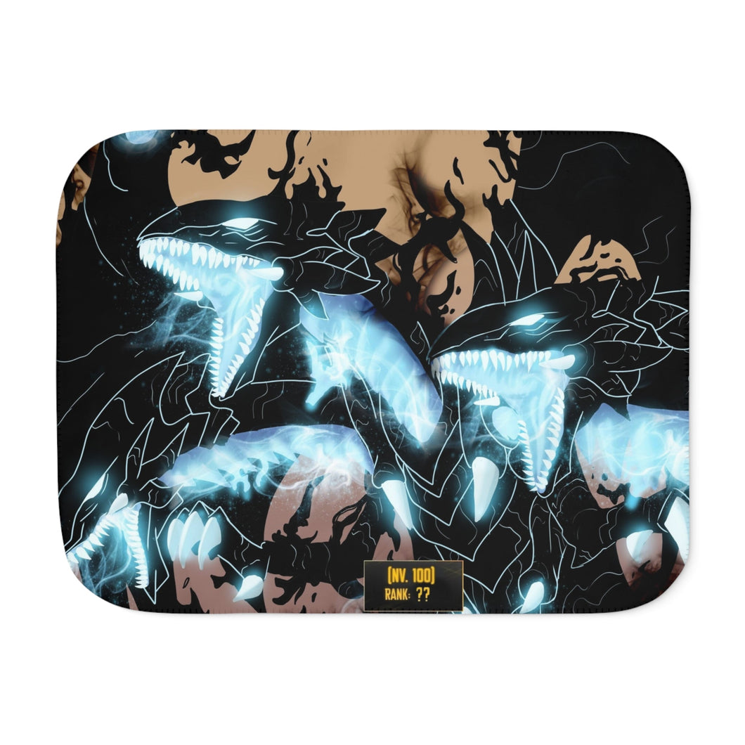 Anime Solo Leveling Sherpa Blanket