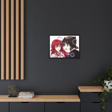 Load image into Gallery viewer, High School DxD Rias Gremory, Issei Hyoudou Canvas Framed Art Print
