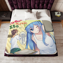 Load image into Gallery viewer, Aqua and Kazuma Sherpa Blanket
