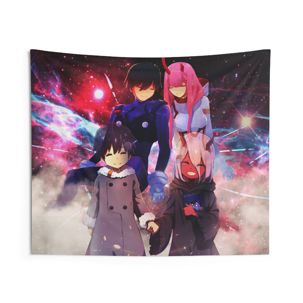 Darling in the Franxx Zero Two, Hiro Indoor Wall Tapestry