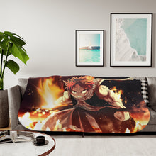 Load image into Gallery viewer, Anime Fairy Tailr Sherpa Blanket
