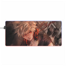 Load image into Gallery viewer, My Hero Academia Katsuki Bakugou RGB LED Mouse Pad (Desk Mat)

