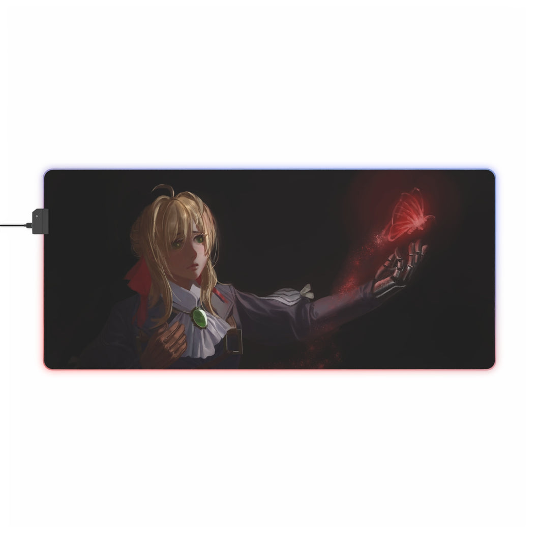 Violet Evergarden RGB LED Mouse Pad (Desk Mat)
