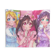 Eri Ayase, Nozomi Tojo & Nico Yazawa Indoor Wall Tapestry