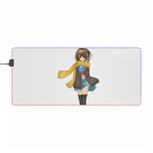 Load image into Gallery viewer, The Melancholy Of Haruhi Suzumiya RGB LED Mouse Pad (Desk Mat)
