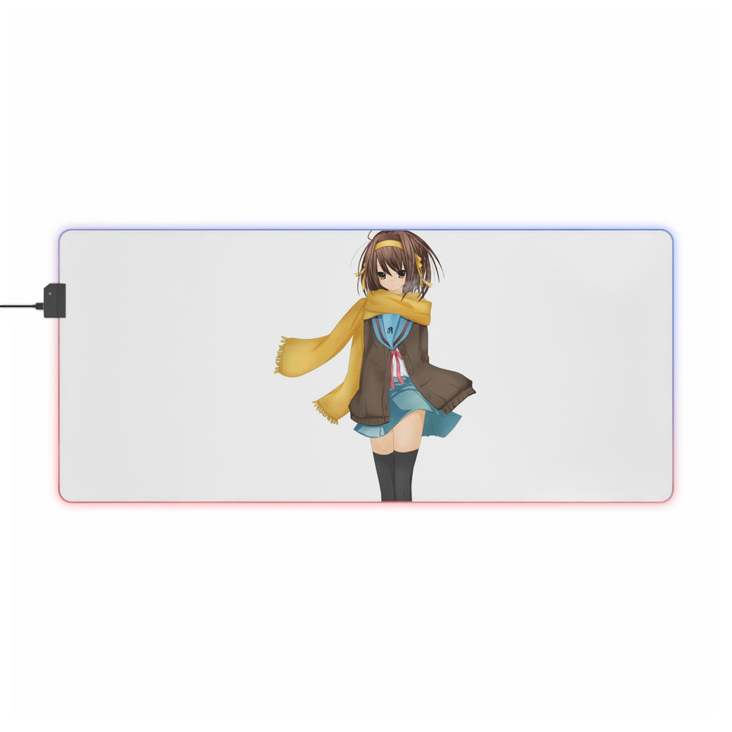 The Melancholy Of Haruhi Suzumiya RGB LED Mouse Pad (Desk Mat)