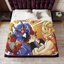 Load image into Gallery viewer, Super Janemba vs Gogeta Sherpa Blanket
