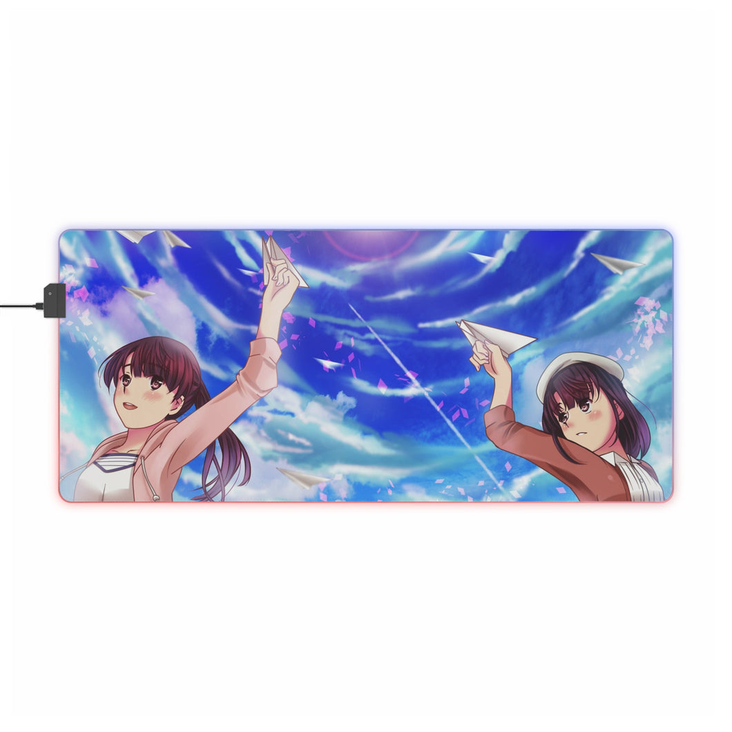 Saekano: How To Raise A Boring Girlfriend RGB LED Mouse Pad (Desk Mat)
