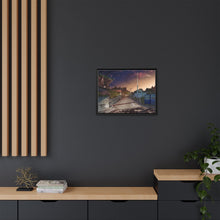 Load image into Gallery viewer, Crazy Noisy Bizarre Town Canvas Framed Art Print
