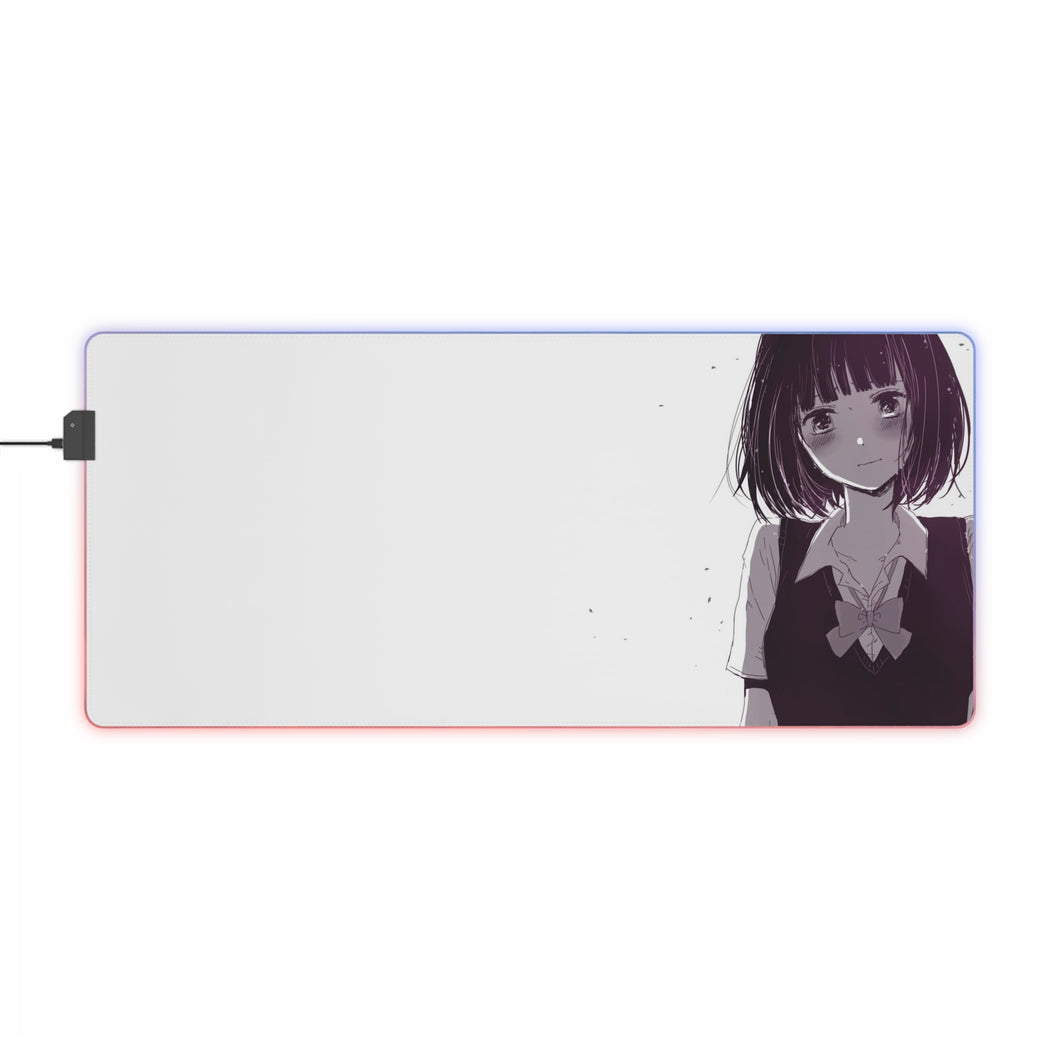 Kuzu No Honkai Hanabi Yasuraoka RGB LED Mouse Pad (Desk Mat)