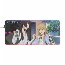 Load image into Gallery viewer, Citrus Yuzu Aihara, Harumi Taniguchi RGB LED Mouse Pad (Desk Mat)
