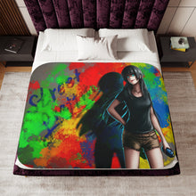 Load image into Gallery viewer, Anime Kakegurui Sherpa Blanket
