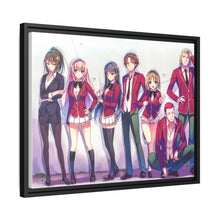 Load image into Gallery viewer, Classroom of the Elite Suzune Horikita, Honami Ichinose, Sae Chabashira Canvas Framed Art Print
