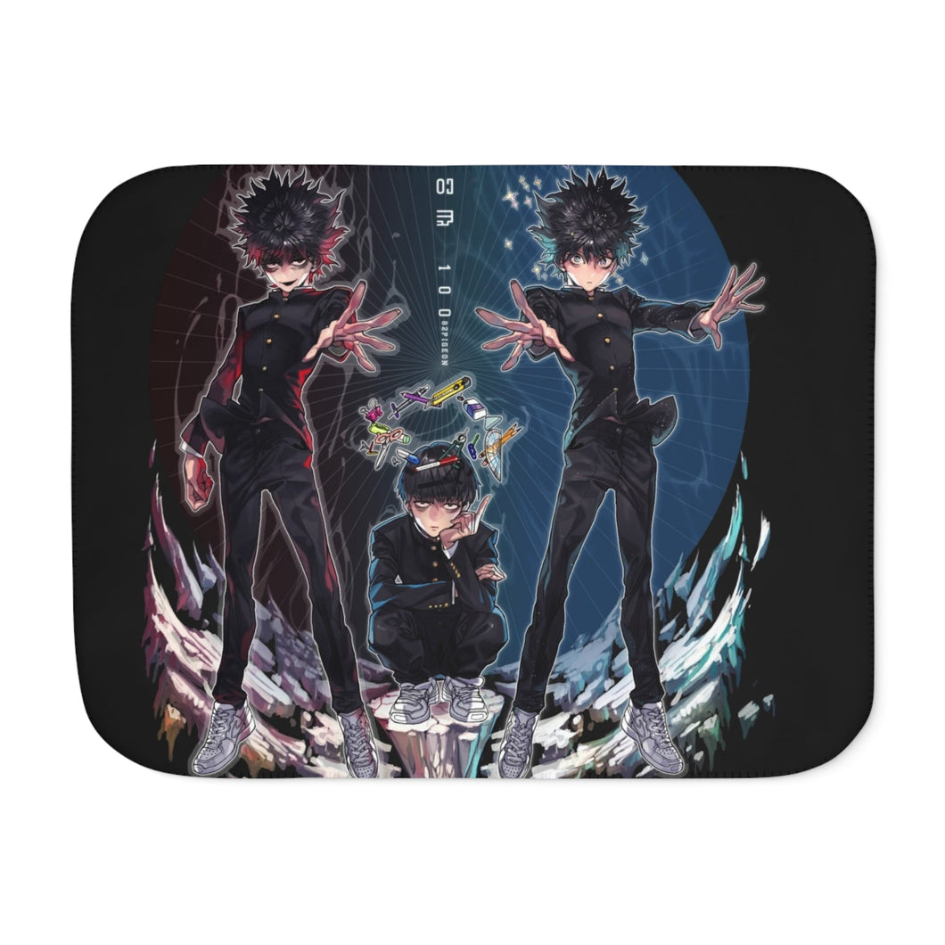 Mob Psycho 100 Shigeo Kageyama Sherpa Blanket
