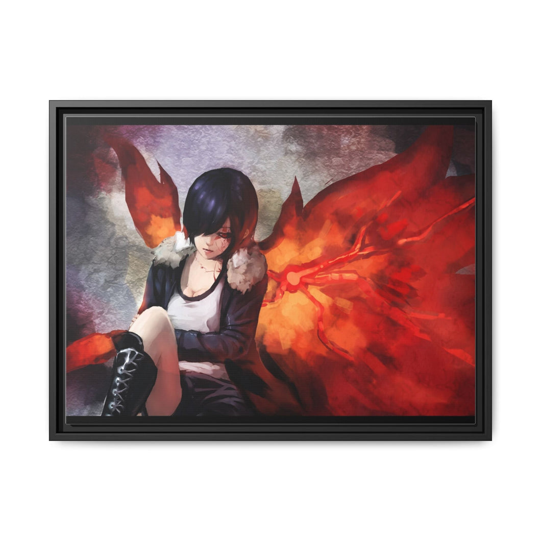Anime Tokyo Ghoul Canvas Framed Art Print