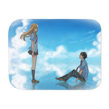 Load image into Gallery viewer, Anime Your Lie in April Sherpa Blanket

