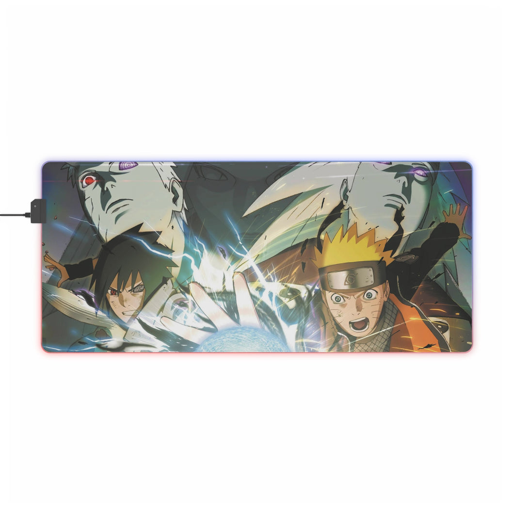 Naruto shippuden RGB LED Mouse Pad (Desk Mat)