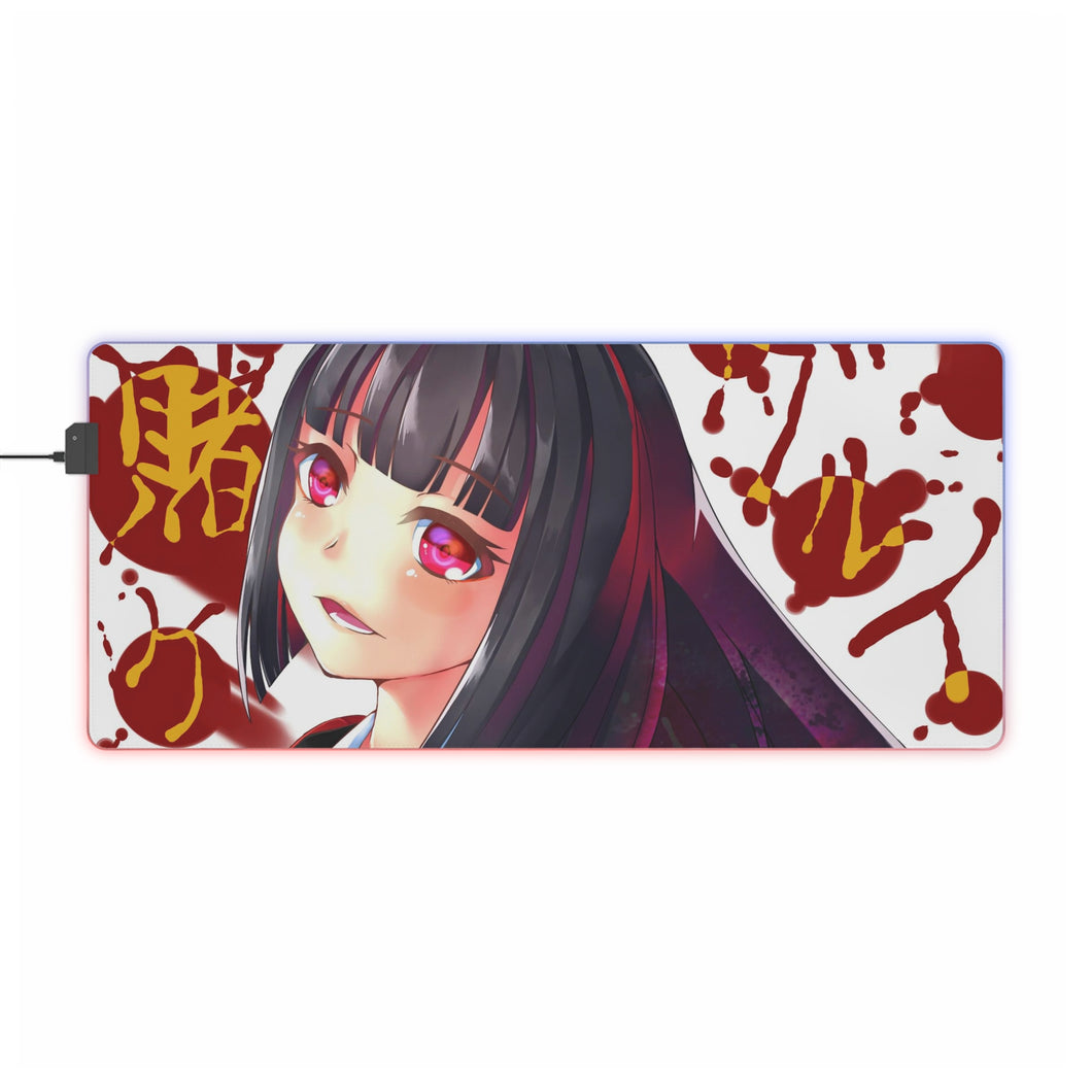 Kakegurui Yumeko Jabami RGB LED Mouse Pad (Desk Mat)