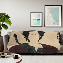 Load image into Gallery viewer, Anime Samurai Champloo Sherpa Blanket
