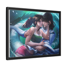 Load image into Gallery viewer, Anime Spirited Away Canvas Framed Art Print
